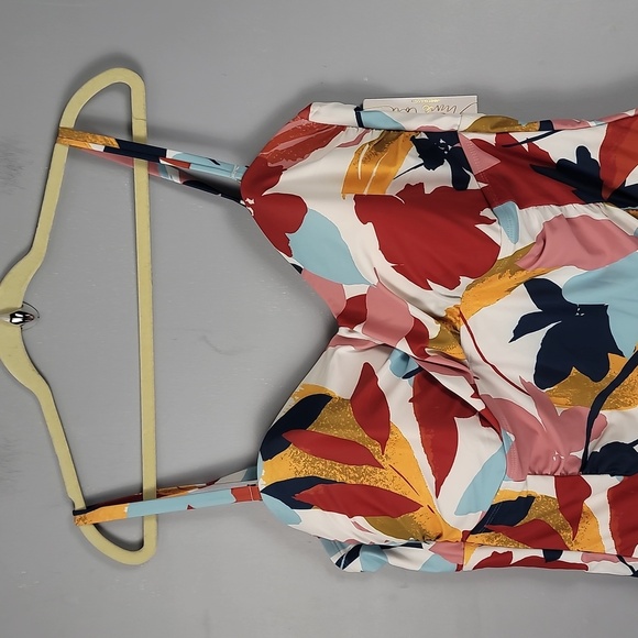 Anne Cole Colorful Plus SIZE One Piece Swimsuit NEW - Picture 3 of 7